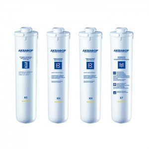 Комплект сменных модулей для Аквафор Кристалл Квадро 2H (исп.2) на год